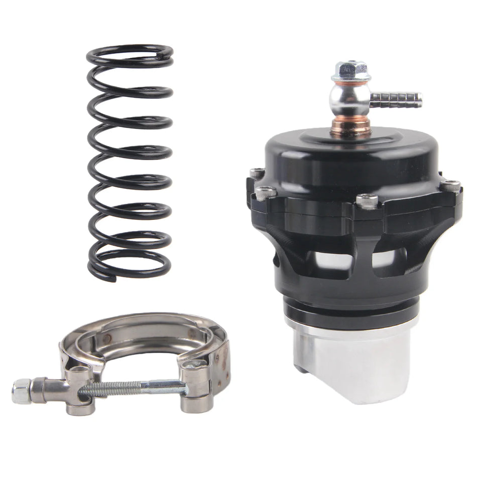 Válvula de Alívio Turbo V Band Universal de Alumínio 50mm com Porta de Descarga