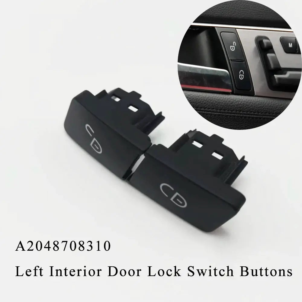 Door Lock Switch Set for Mercedes Benz W204 W212 C207 W177 by InterCyprus Trading Ltd