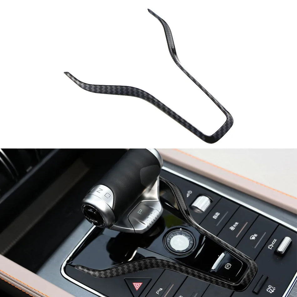BYD ATTO 3 Yuan Plus Gear Shift Panel Console Cover Imitation Carbon Fiber