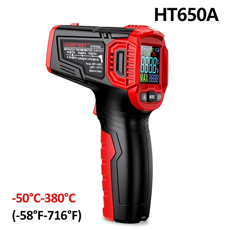 HT650 Infrared Thermometer &ndash; Non Contact IR Temp Meter HT650A