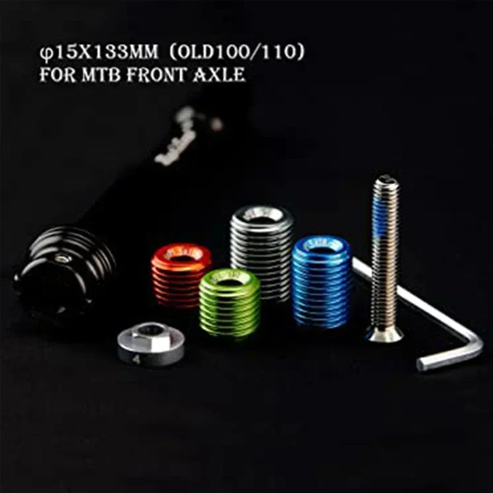 DT Road Disc Gravel MTB Mountain Bike Wheels Thru Axle Adapter &ndash; Tool-Free Integrated Lever Design 133x15mm MTB Front