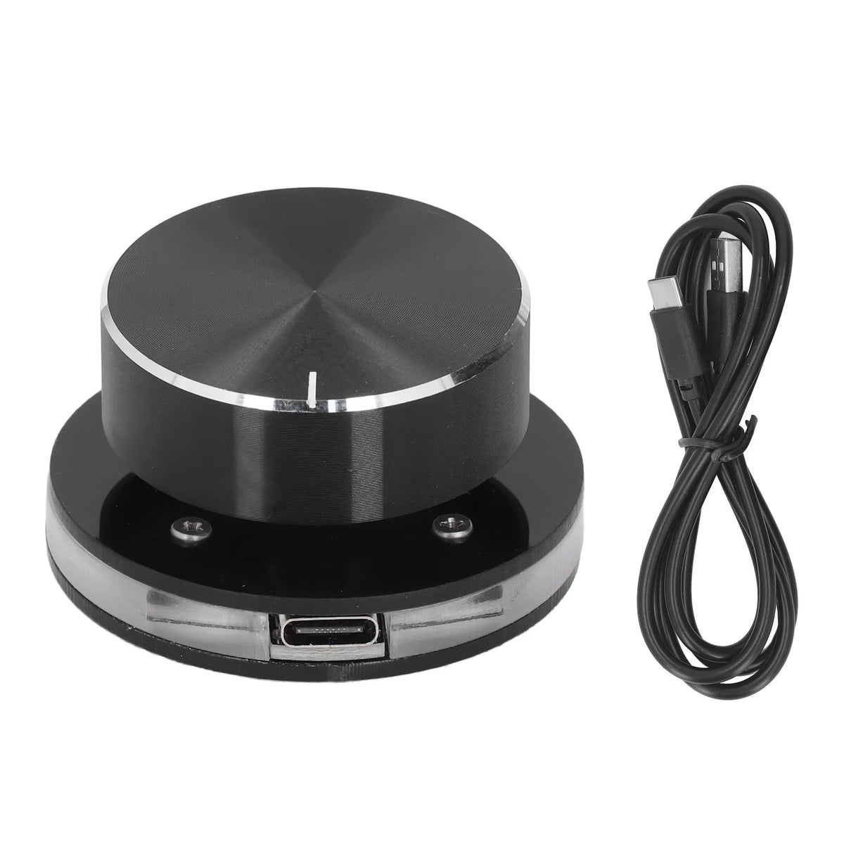USB Volume Control Knob &ndash; 360 Degree Rotating RGB Light