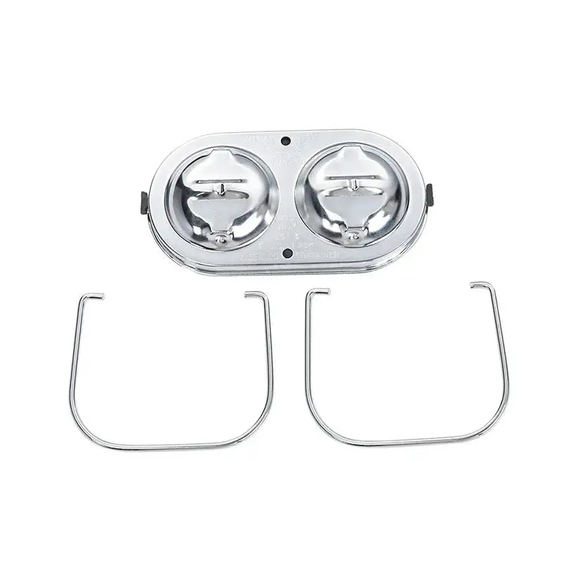 Car Chrome Steel Engine for Chevrolet Corvette 1967-1982 Master Cylinder Cover with Bails Gaskets Cap Replacement Accessories by InterCyprus Trading Ltd