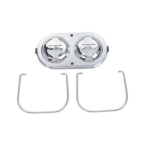Car Chrome Steel Engine for Chevrolet Corvette 1967-1982 Master Cylinder Cover with Bails Gaskets Cap Replacement Accessories by InterCyprus Trading Ltd