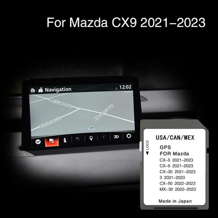 Car SD Map Card Mazda CX9 21 22 23 - Fast Navigation CHINA / for Mazda CX9 2022