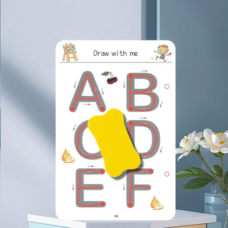 Reusable Montessori Magic Practice Copybook for Child Handwriting Education