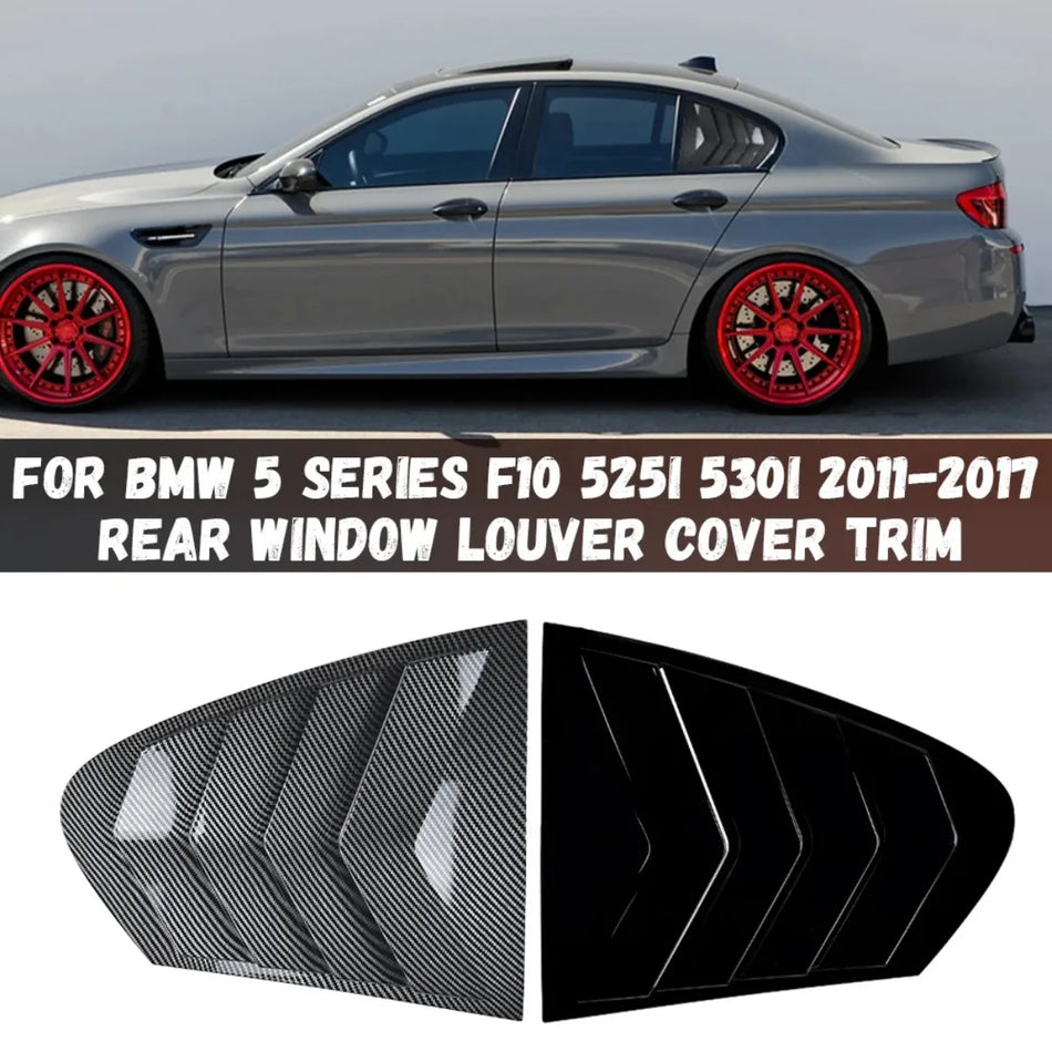 Jaluzele ABS pentru luneta spate, cu obloane laterale, pentru BMW Seria 5 F10 525i 530i
