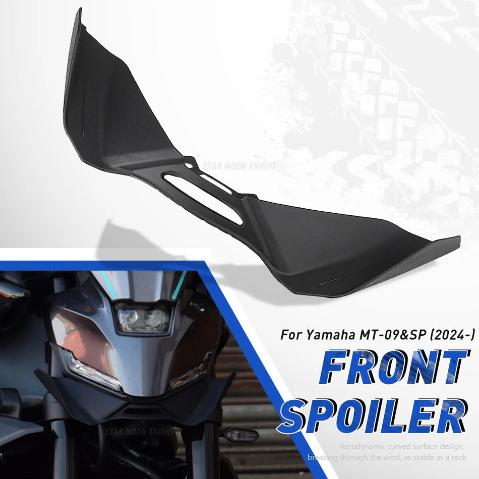 Yamaha MT-09 Frontspoiler til MT-09 SP 2024 med ABS-plastvinge og aerodynamisk deflektor