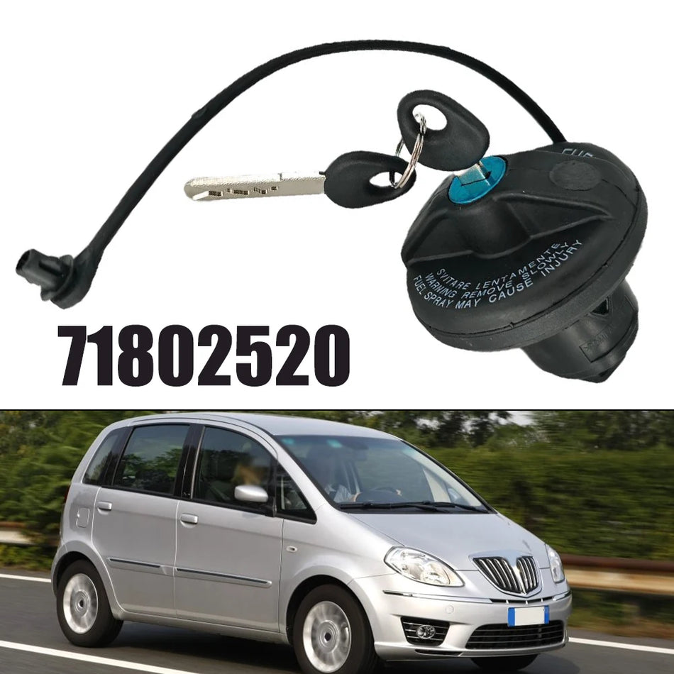 Fiat 500 Grande Punto Lockable Fuel Tank Cap Made of ABS