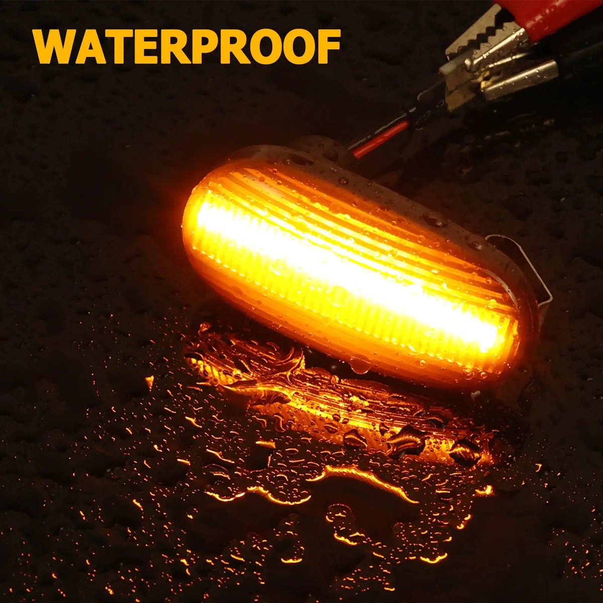 2X Waterproof For Alfa Romeo 147 2001 2003 2004 GT 2008 2009 2010 Smoke Blinker Dynamic Side Marker Light Turn Signal Indicator by InterCyprus Trading Ltd