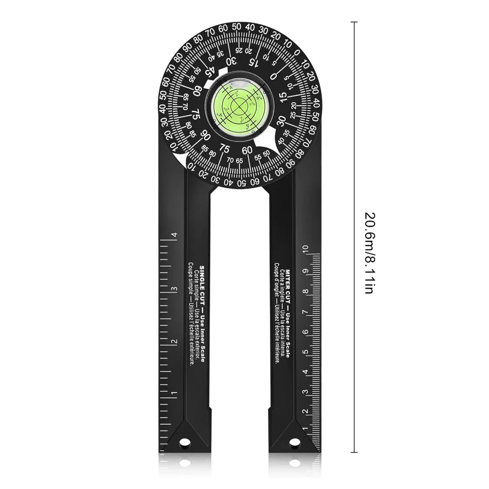 Mitre Saw Protractor Ruler &ndash; Digital Inclinometer Gauge