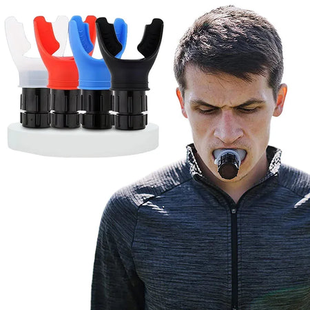 Breathing Trainer Mouthpiece - Adjustable Deep Respiratory