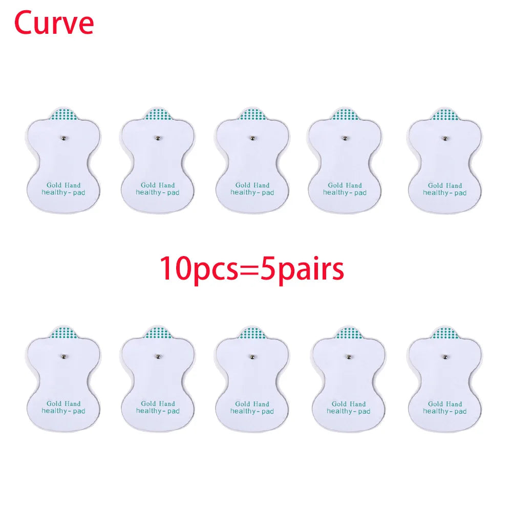Physiotherapy Tens Electrode Pads &ndash; Conductive Gel Therapy 10pcs HX pads