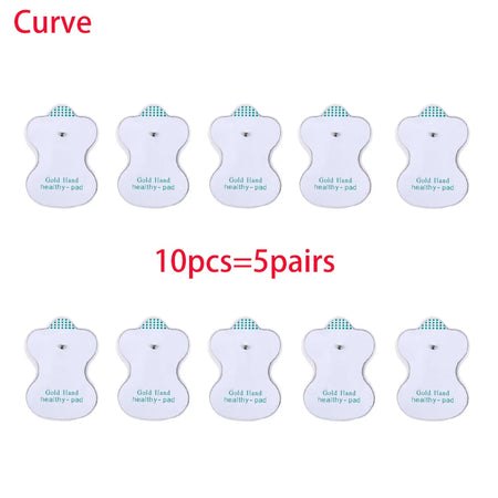 Physiotherapy Tens Electrode Pads &ndash; Conductive Gel Therapy 10pcs HX pads
