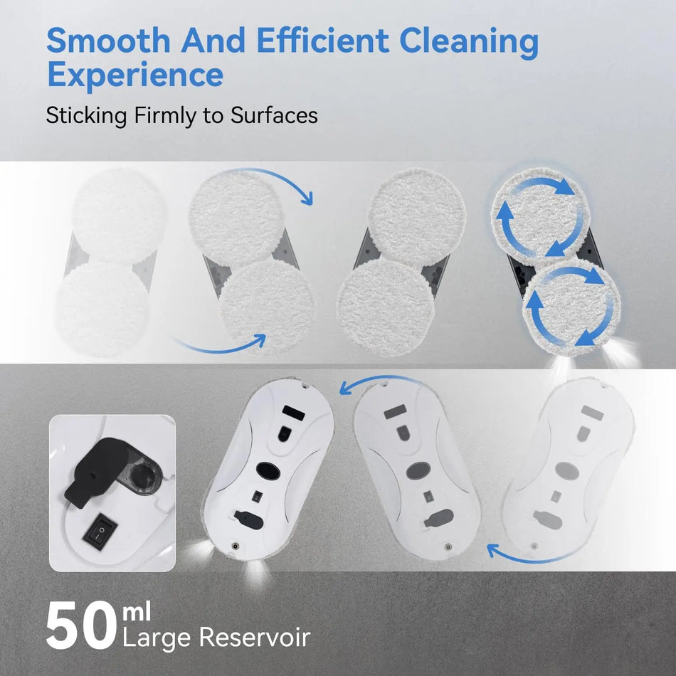 Betuyoo Robot za čiščenje oken – Daljinsko upravljanje čiščenja