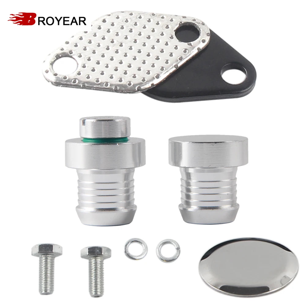 Aluminum Valve Cooler Repair Kit For BMW E46 E90 E60 E83 M47N2 M57N2 by InterCyprus Trading Ltd