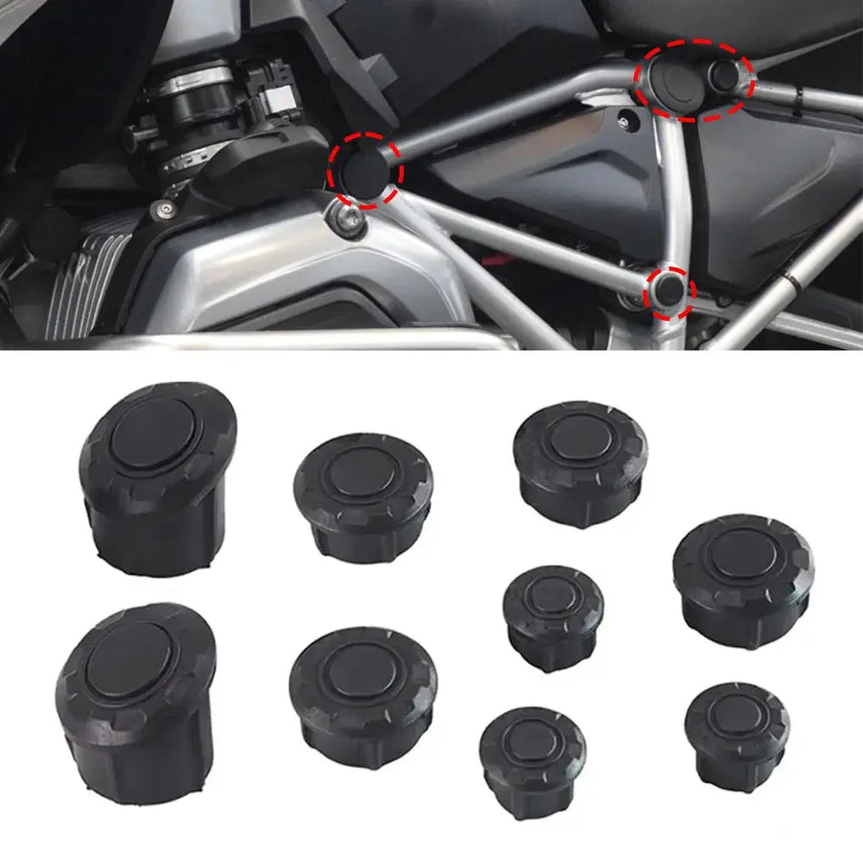 R1200GS R1250GS ADV Motorcycle Frame Hole Cover Caps Plug Set For BMW R1250 R1200 GS Adventure GS1200 GS1250 LC 2013-2020 2021 by InterCyprus Trading Ltd