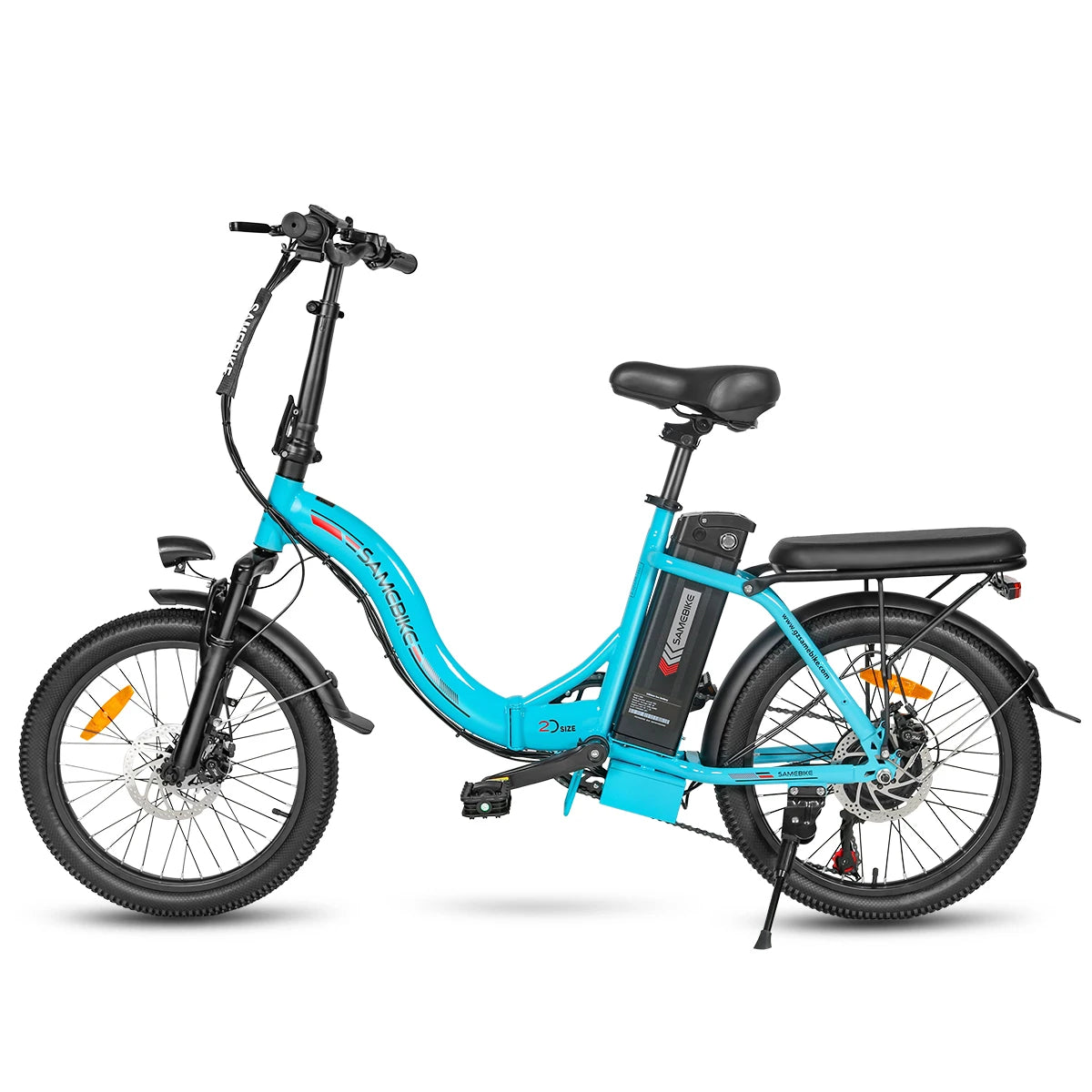 Samebike CY20 Folding Electric Bike &ndash; Removable Battery Lake Blue / Poland