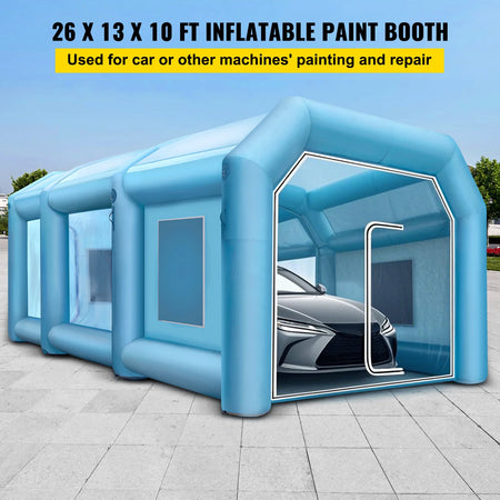 SucceBuy Inflatable Paint Booth - 210D Oxford Fabric