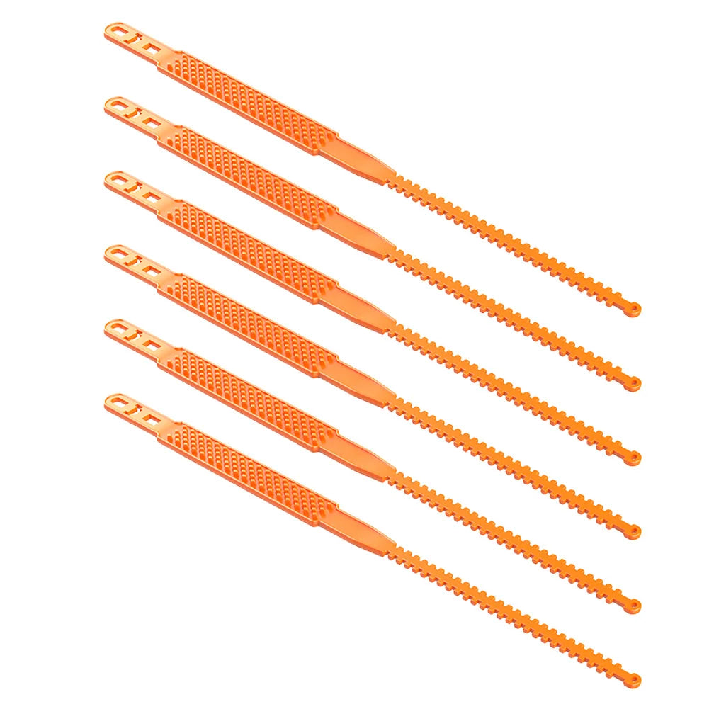 Car Tires Anti-Skid Chain &ndash; Heavy Duty Toughness For Winter Orange 6Pcs
