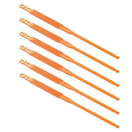 Car Tires Anti-Skid Chain &ndash; Heavy Duty Toughness For Winter Orange 6Pcs