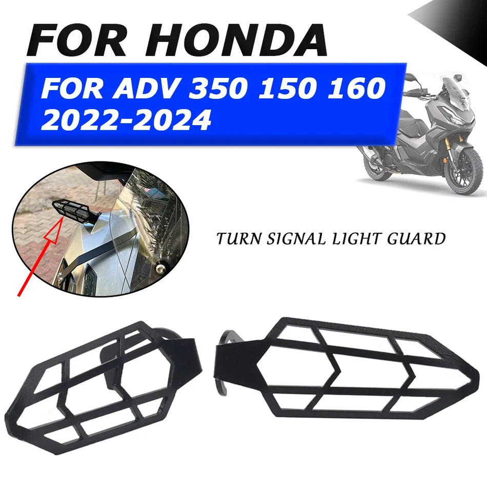 Honda ADV 350 150 160 Φωτιστικό Σήμα Στροφής Ασπίδα Προστασίας Κάλυμμα, Μαύρο Προστατευτικό Κάλυμμα για Μοτοσυκλέτα
