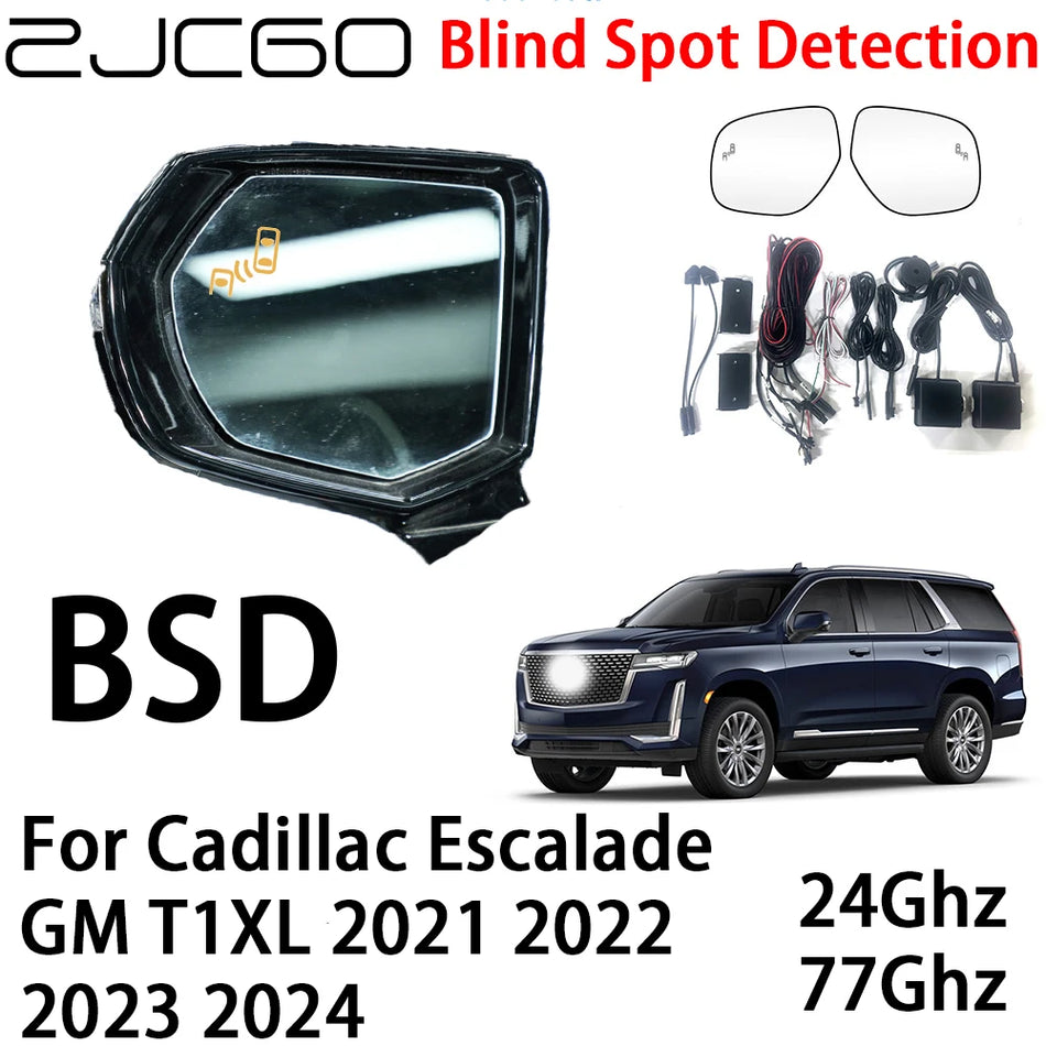 Système d'avertissement radar BSD Cadillac Escalade, détection d'angle mort