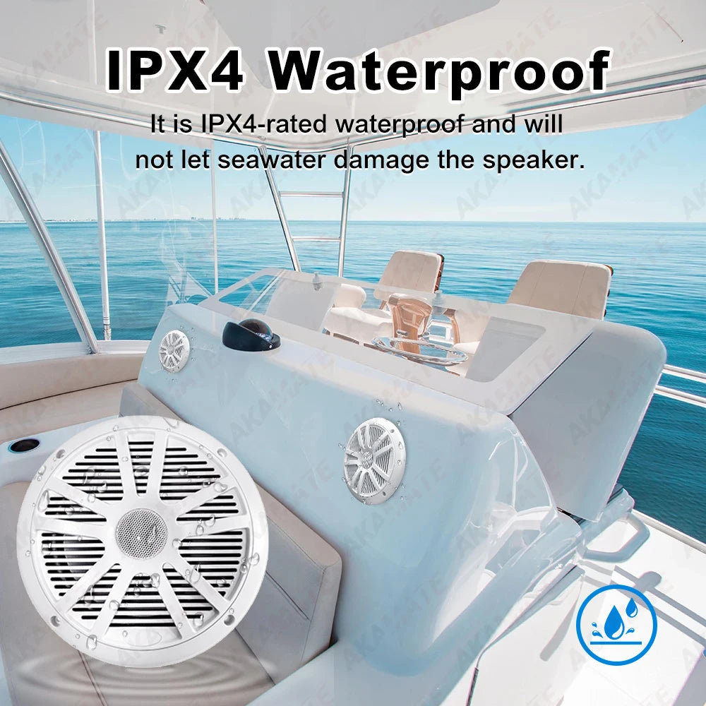 6.5Inch Horn Boat Speaker &ndash; Waterproof Flush Mount 240W