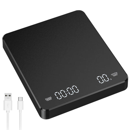 Rechargeable Mini Coffee Scale With Timer &ndash; 0.1g Precision