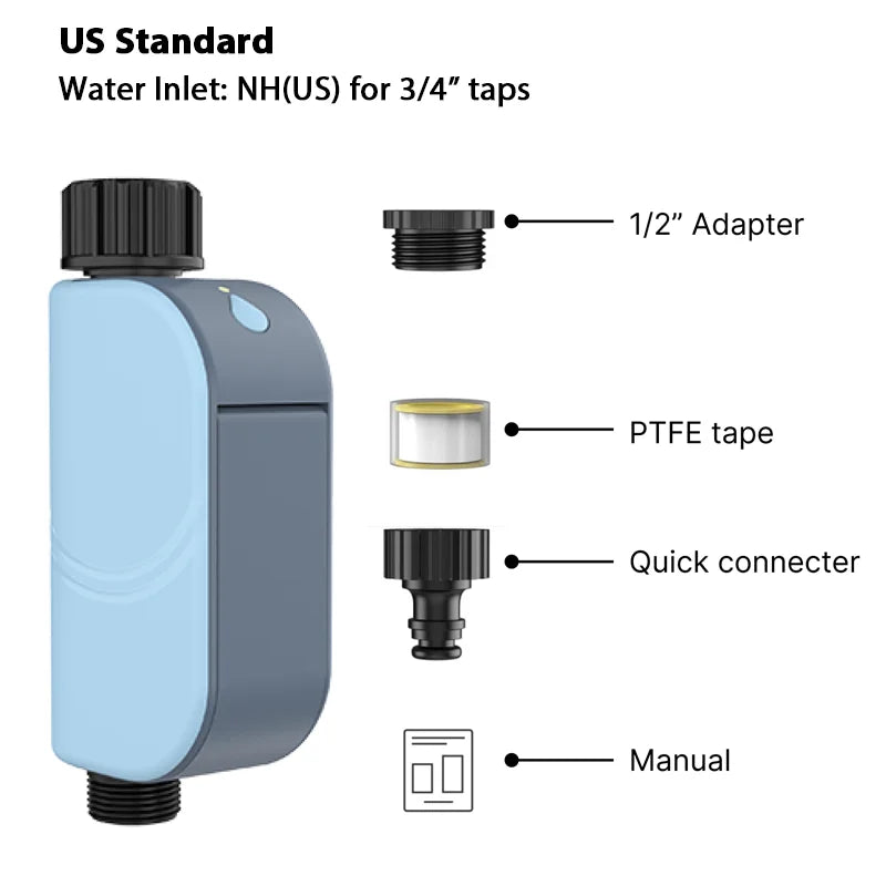WiFi Tuya Garden Watering Timer &ndash; Alexa And Google Home WiFi-US