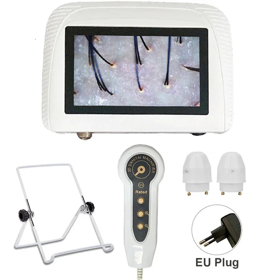 5 Inch Skin Analyzer &ndash; Skin Hair Scalp Detector Pro Edition EU Plug