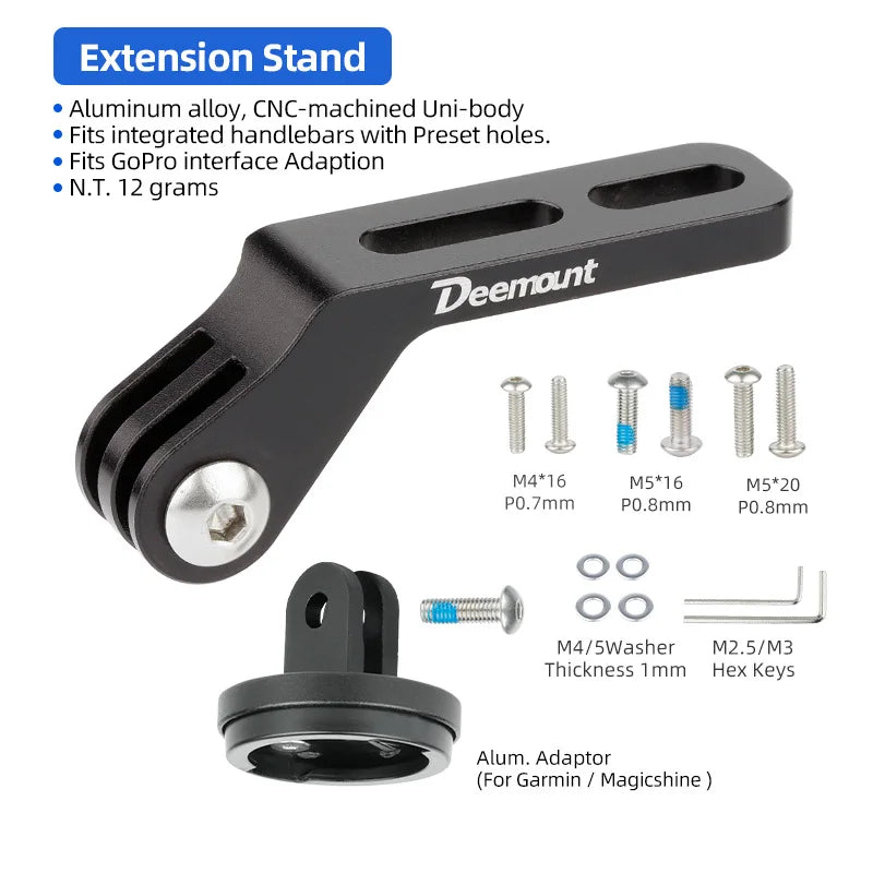 Bicycle Computer Headlight Extension Stand &ndash; Premium Aluminum Alloy Construction Stand K022TL S032GM / CHINA