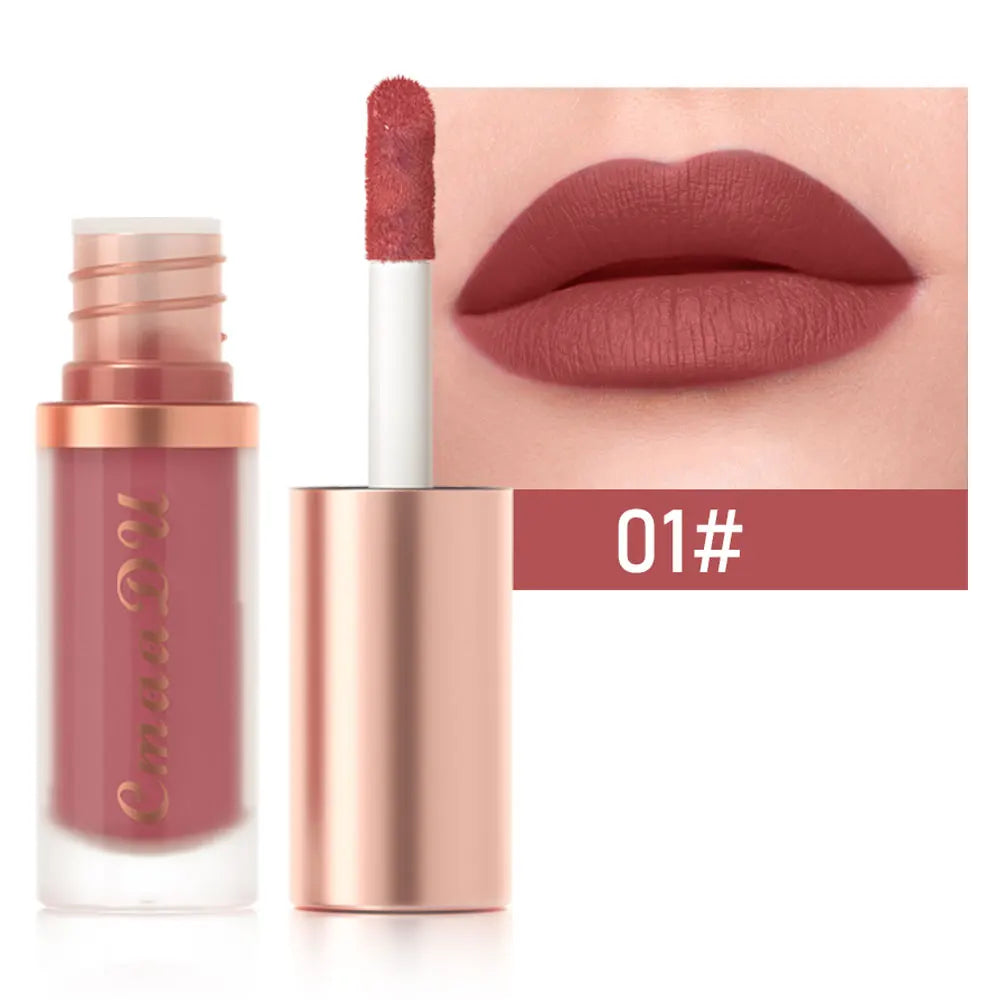 12 Color Long Lasting Velvet Matte Lip Gloss | Waterproof &amp; Nonstick 01