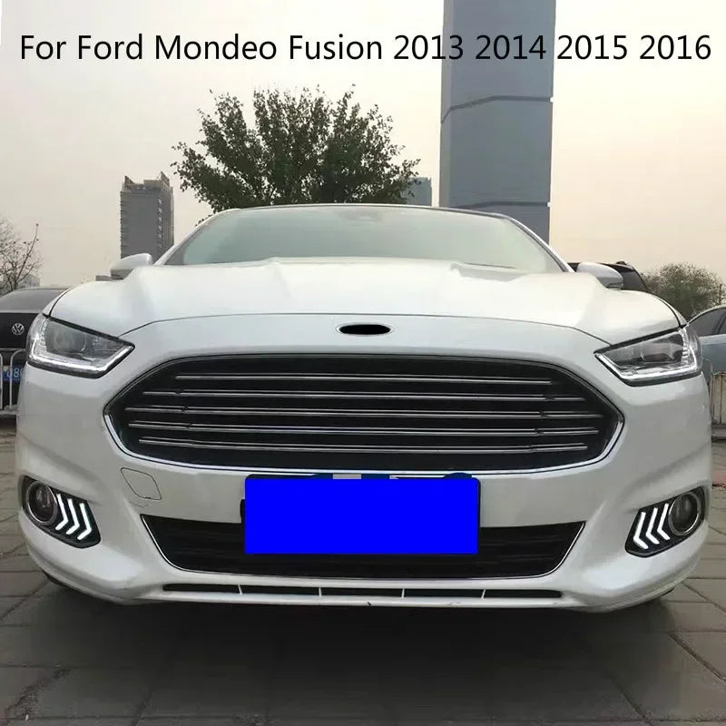 Ford Mondeo Fusion LED DRL Running Lights With Turn Signals