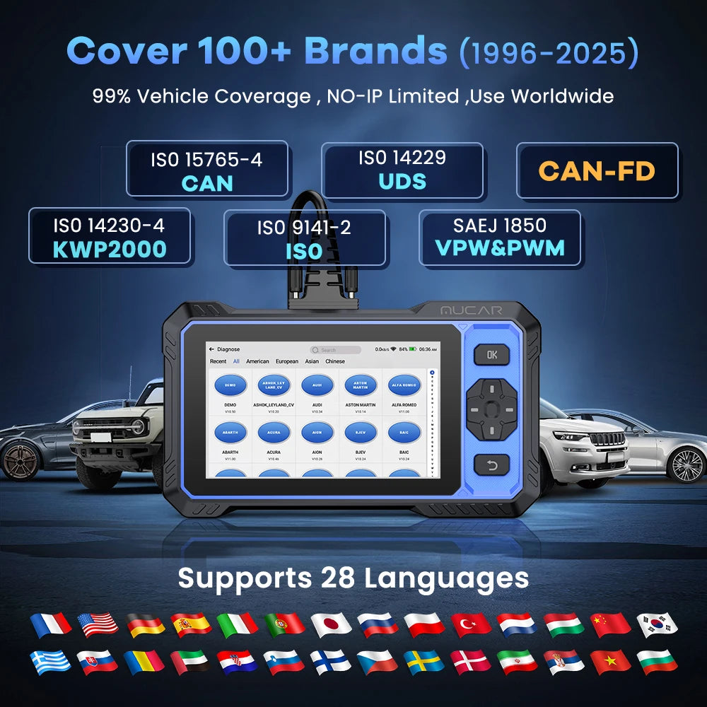THINKCAR MUCAR 682 Bidirectional OBD Scanner &ndash; Diagnostics