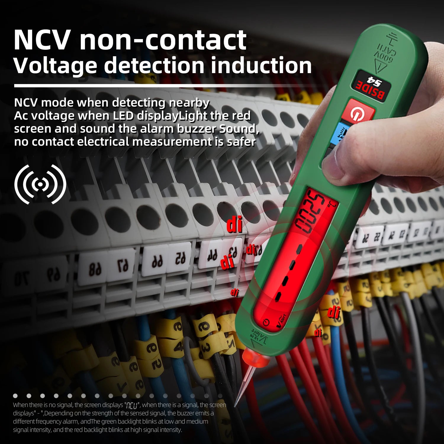 BSIDE Voltage Tester Pen 12V-300V &ndash; Non Contact Detection