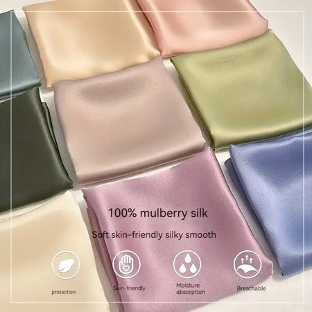 RUNMEIC Silk Bandana &ndash; Luxurious 100% Mulberry Silk