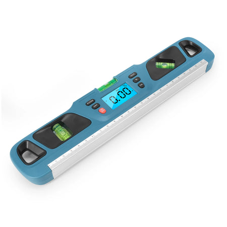 Digital Spirit Level &ndash; With LED Display And Magnetic Base Blue