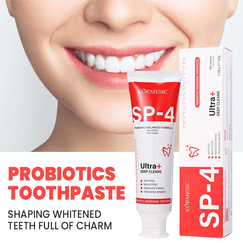 SP-4 Probiotics Brightening Toothpaste &ndash; Effective Stain Removal