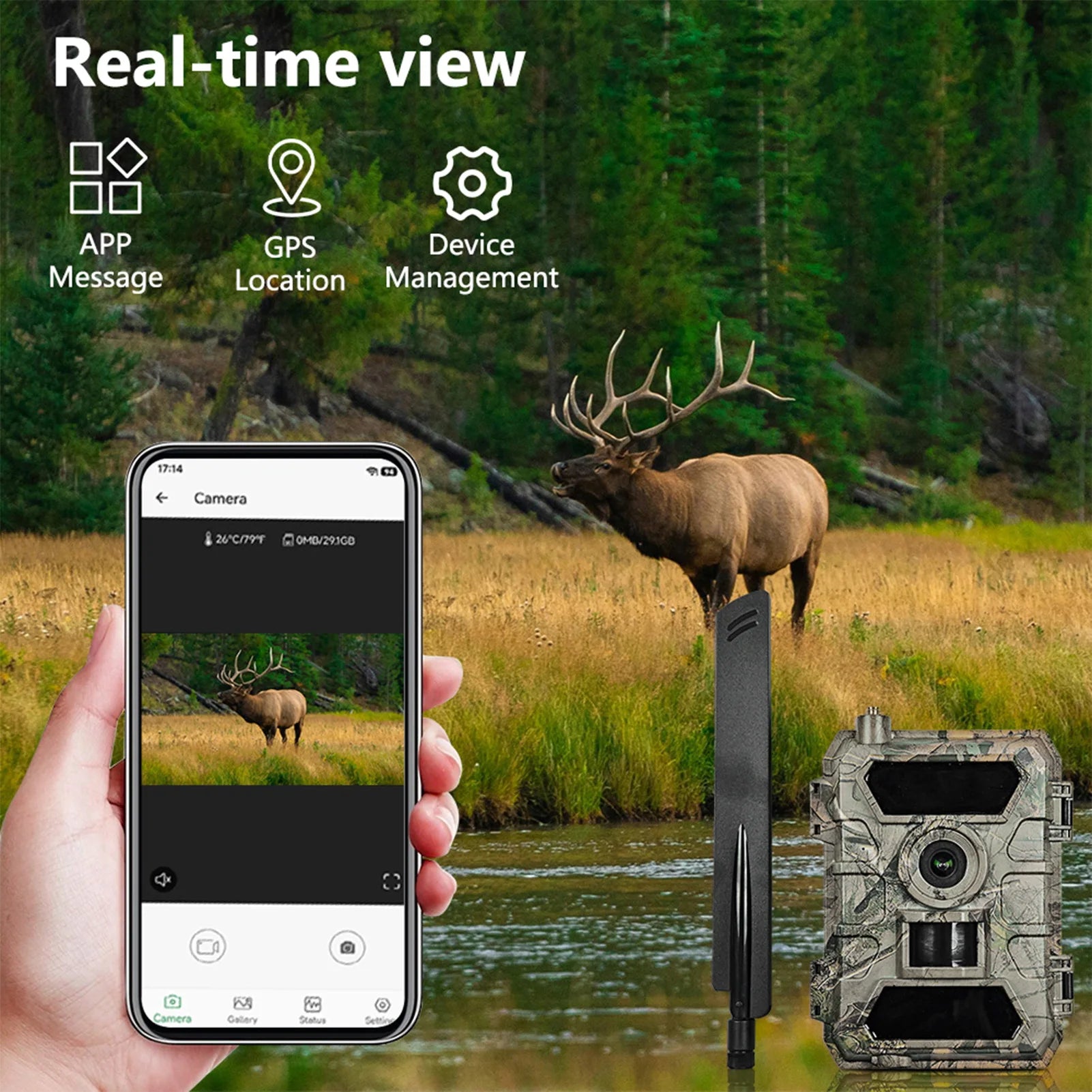 4G Wildlife Camera 8K 60MP IP66 - Night Vision Real Time