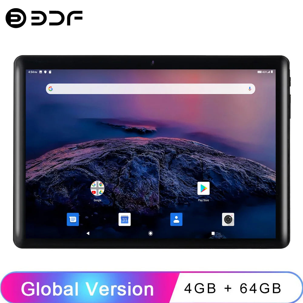 2025 New Android Pad 10.1 Inch Tablets Octa Core 4GB RAM 64GB ROM ...
