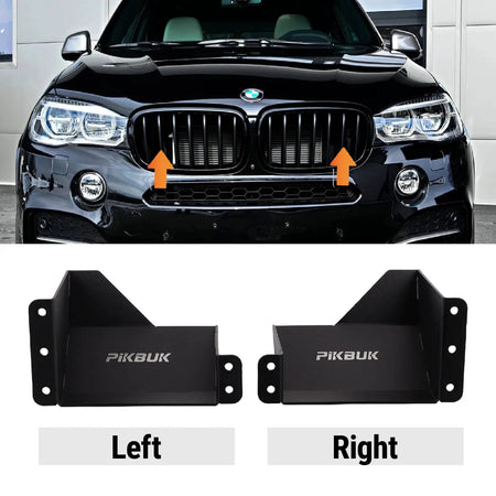 PIKBUK Dynamic Air Scoops For BMW N55 F20/F30 135i/235i/335i/435i Aluminum 1 Pair by InterCyprus Trading Ltd