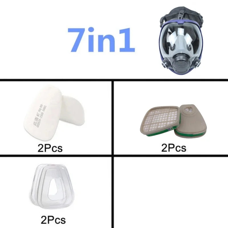 6800 Ball Type Full Face Mask &ndash; Maximum Chemical Protection Suit 2