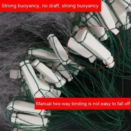 Premium Fishing Net: Durable Nylon Mesh with Floating Design
