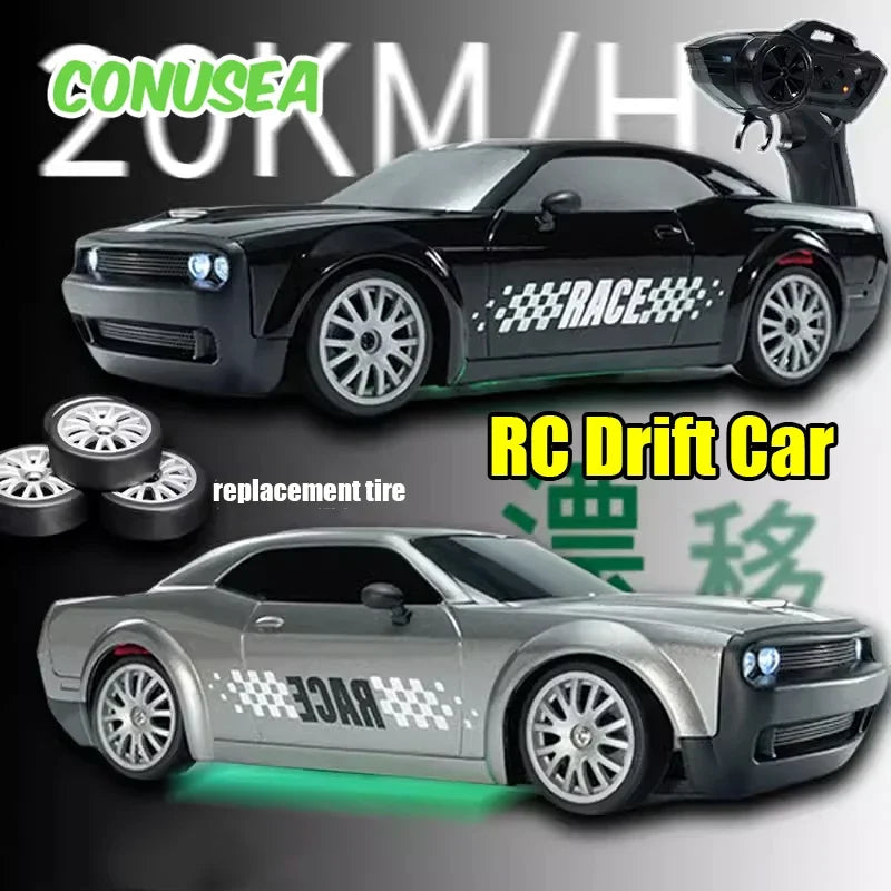 High-Speed 1:20 4WD RC Racing Car - 20Km/h Remote Control Drift Car