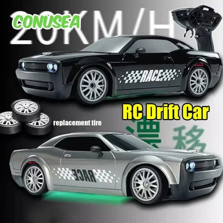 High-Speed 1:20 4WD RC Racing Car - 20Km/h Remote Control Drift Car