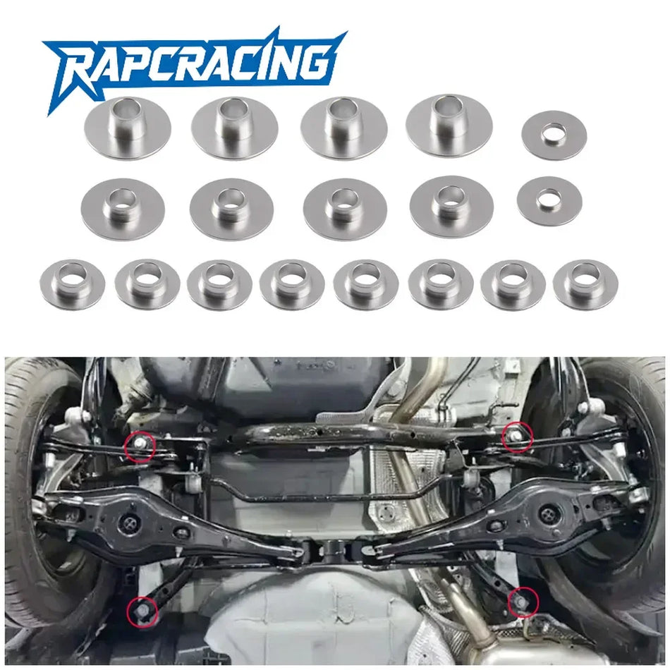 Subframe Alignment Kit Aluminum Rigid Bushings for VW Golf 7 Audi S3