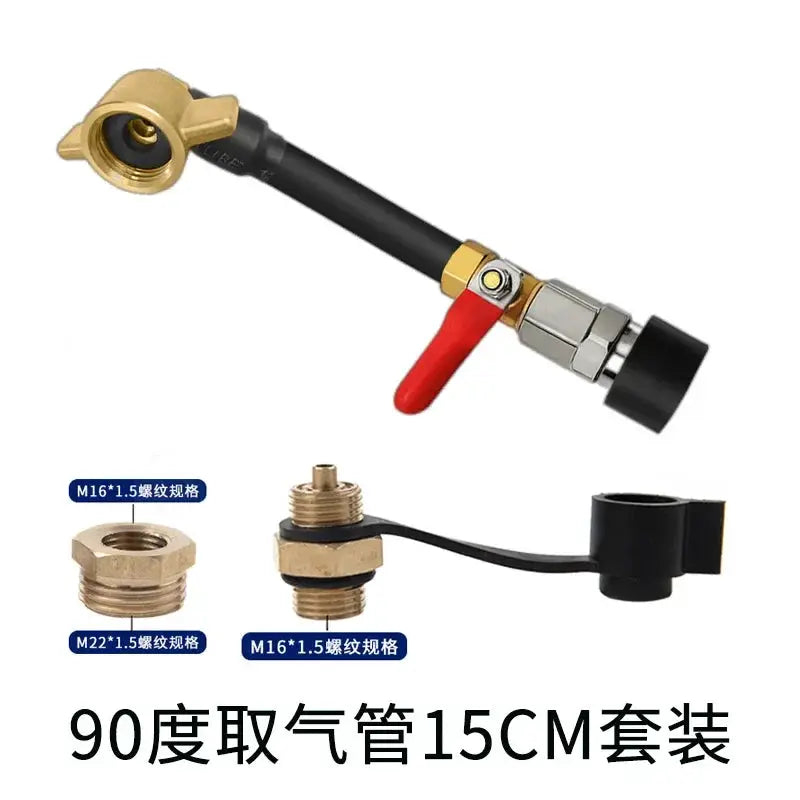 Universal Air Intake Pipe Connector With Adjustable Valve Switch For Trucks by InterCyprus Trading Ltd