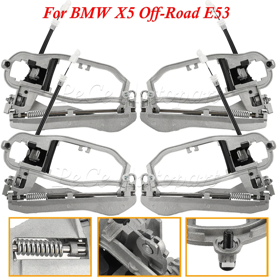 Gruppo supporto sostitutivo della maniglia della porta per BMW X5 E53 anteriore posteriore