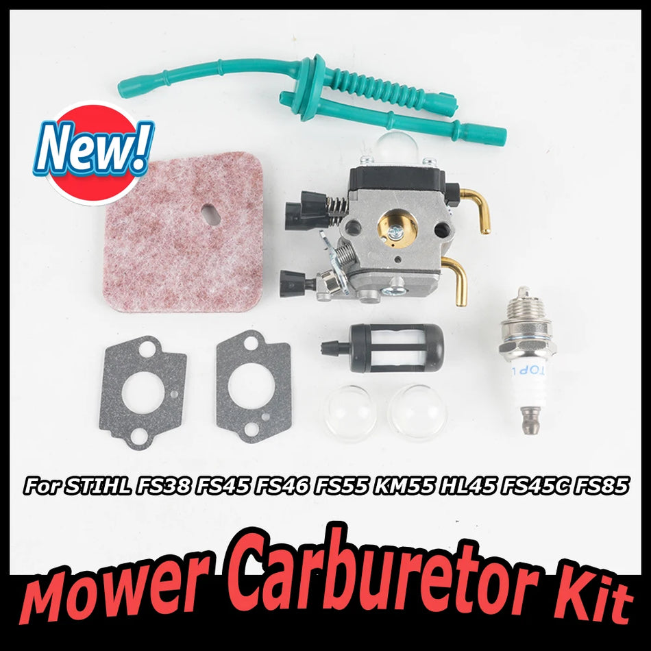 Zestaw gaźnika do podkaszarki STIHL FS38, FS45, FS46, FS55 z filtrem